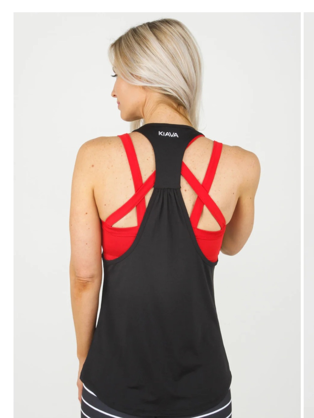 KIAVA Breezy Black Muscle Tank Top